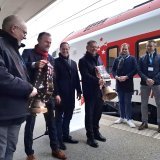 Inauguration toute valaisanne à la gare de Sion